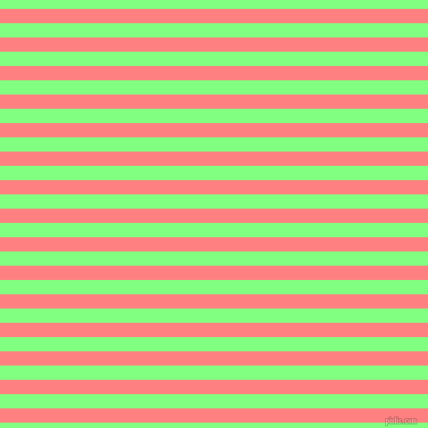 horizontal lines stripes, 16 pixel line width, 16 pixel line spacing, Salmon and Mint Green horizontal lines and stripes seamless tileable