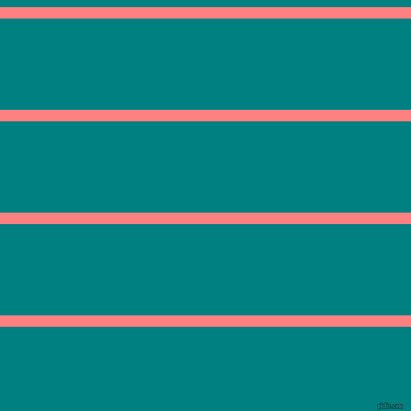 horizontal lines stripes, 16 pixel line width, 128 pixel line spacing, Salmon and Teal horizontal lines and stripes seamless tileable