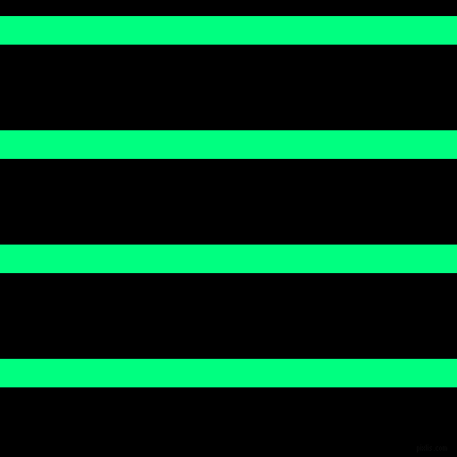 horizontal lines stripes, 32 pixel line width, 96 pixel line spacing, Spring Green and Black horizontal lines and stripes seamless tileable