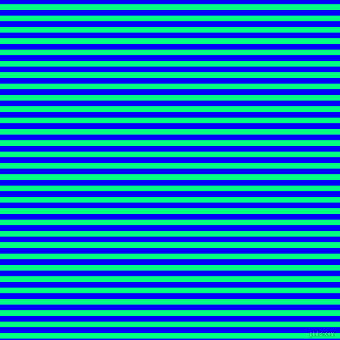 horizontal lines stripes, 8 pixel line width, 8 pixel line spacing, Spring Green and Blue horizontal lines and stripes seamless tileable