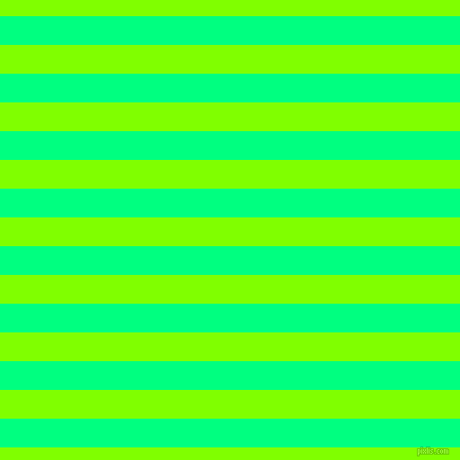 horizontal lines stripes, 32 pixel line width, 32 pixel line spacing, Spring Green and Chartreuse horizontal lines and stripes seamless tileable