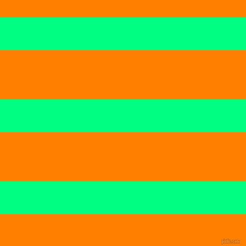 horizontal lines stripes, 64 pixel line width, 96 pixel line spacing, Spring Green and Dark Orange horizontal lines and stripes seamless tileable