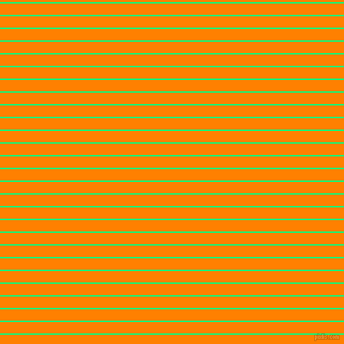 horizontal lines stripes, 2 pixel line width, 16 pixel line spacing, Spring Green and Dark Orange horizontal lines and stripes seamless tileable