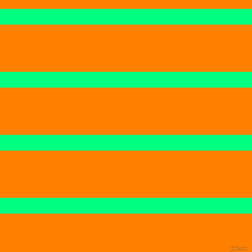 horizontal lines stripes, 32 pixel line width, 96 pixel line spacing, Spring Green and Dark Orange horizontal lines and stripes seamless tileable