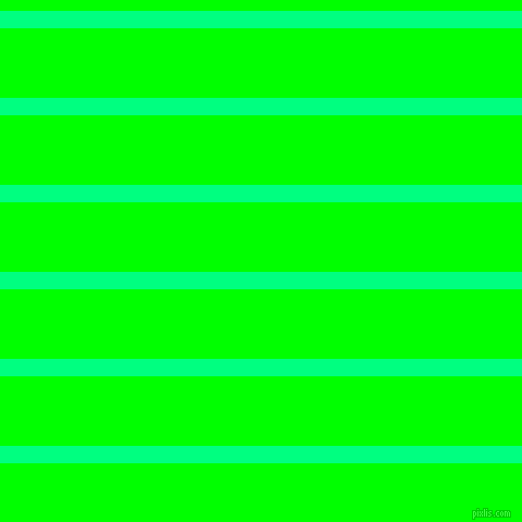 horizontal lines stripes, 16 pixel line width, 64 pixel line spacing, Spring Green and Lime horizontal lines and stripes seamless tileable