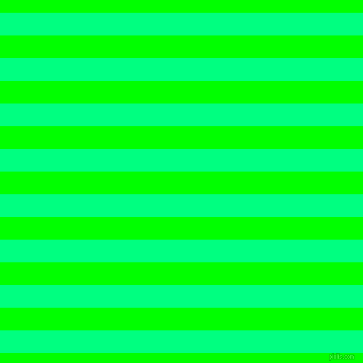 horizontal lines stripes, 32 pixel line width, 32 pixel line spacing, Spring Green and Lime horizontal lines and stripes seamless tileable