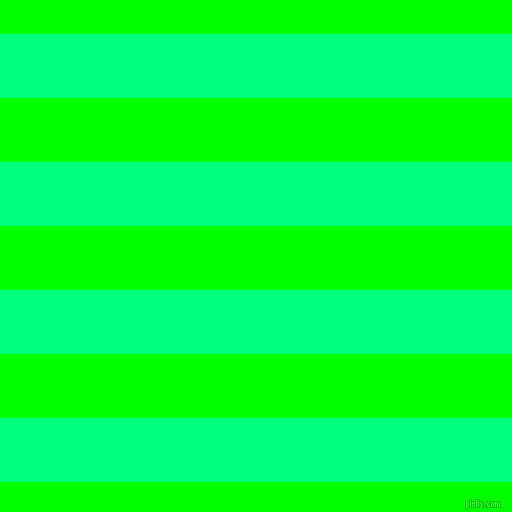 horizontal lines stripes, 64 pixel line width, 64 pixel line spacing, Spring Green and Lime horizontal lines and stripes seamless tileable