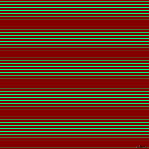horizontal lines stripes, 2 pixel line width, 8 pixel line spacing, Spring Green and Maroon horizontal lines and stripes seamless tileable