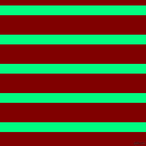 horizontal lines stripes, 32 pixel line width, 64 pixel line spacing, Spring Green and Maroon horizontal lines and stripes seamless tileable