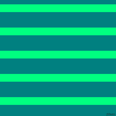 horizontal lines stripes, 32 pixel line width, 64 pixel line spacing, Spring Green and Teal horizontal lines and stripes seamless tileable
