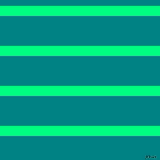 horizontal lines stripes, 32 pixel line width, 96 pixel line spacing, Spring Green and Teal horizontal lines and stripes seamless tileable