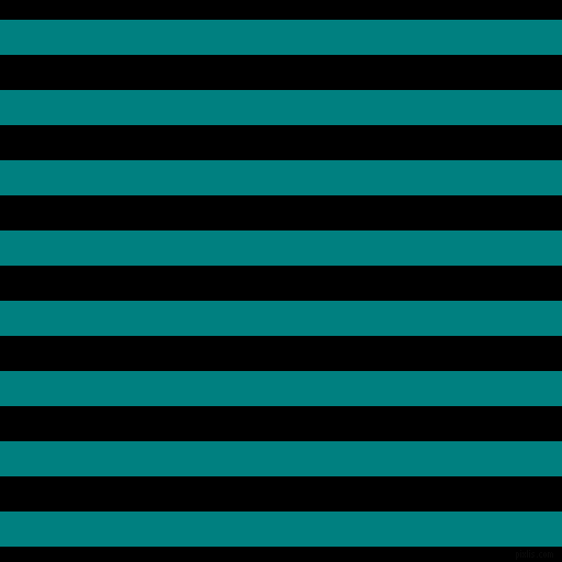 horizontal lines stripes, 32 pixel line width, 32 pixel line spacing, Teal and Black horizontal lines and stripes seamless tileable