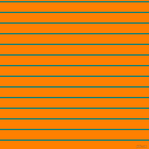 horizontal lines stripes, 4 pixel line width, 32 pixel line spacing, Teal and Dark Orange horizontal lines and stripes seamless tileable