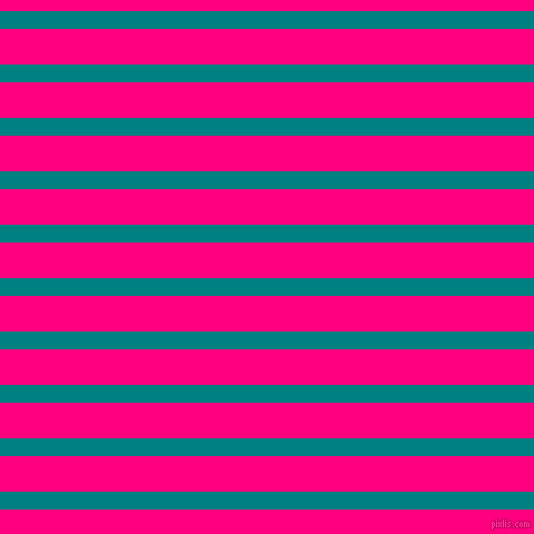 horizontal lines stripes, 16 pixel line width, 32 pixel line spacing, Teal and Deep Pink horizontal lines and stripes seamless tileable