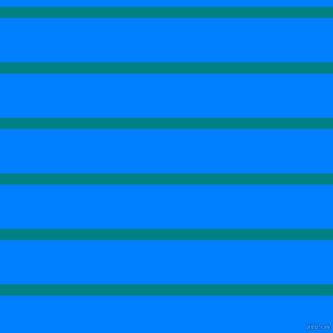 horizontal lines stripes, 16 pixel line width, 64 pixel line spacing, Teal and Dodger Blue horizontal lines and stripes seamless tileable