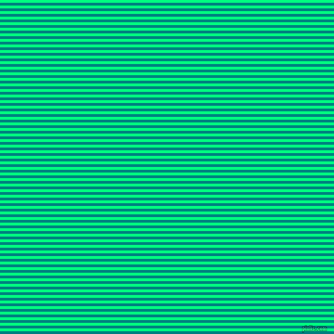 horizontal lines stripes, 4 pixel line width, 4 pixel line spacing, Teal and Spring Green horizontal lines and stripes seamless tileable