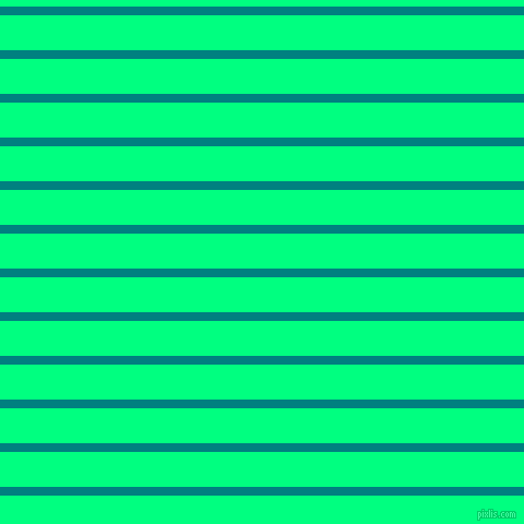 horizontal lines stripes, 8 pixel line width, 32 pixel line spacing, Teal and Spring Green horizontal lines and stripes seamless tileable
