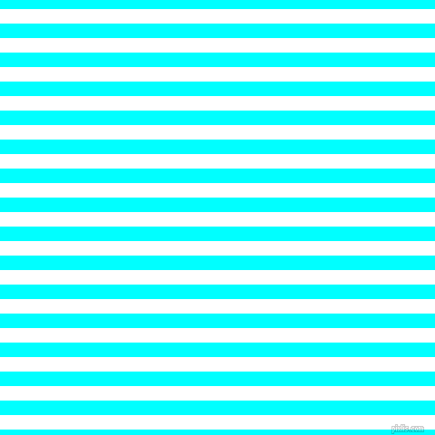 horizontal lines stripes, 16 pixel line width, 16 pixel line spacing, White and Aqua horizontal lines and stripes seamless tileable