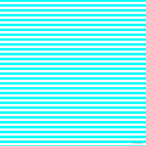 horizontal lines stripes, 8 pixel line width, 8 pixel line spacing, White and Aqua horizontal lines and stripes seamless tileable
