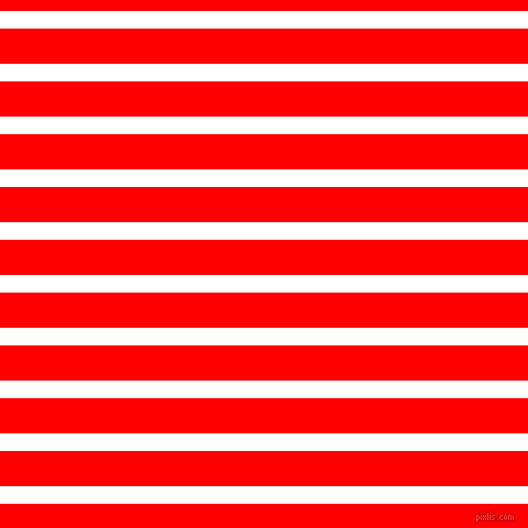 horizontal lines stripes, 16 pixel line width, 32 pixel line spacing, White and Red horizontal lines and stripes seamless tileable