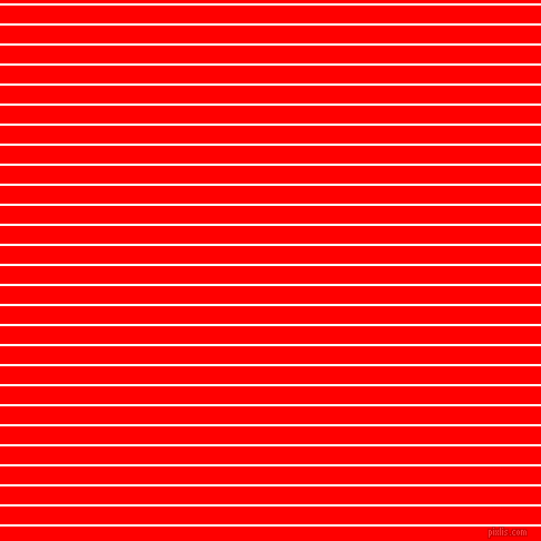 horizontal lines stripes, 2 pixel line width, 16 pixel line spacing, White and Red horizontal lines and stripes seamless tileable