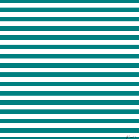 horizontal lines stripes, 16 pixel line width, 16 pixel line spacing, White and Teal horizontal lines and stripes seamless tileable