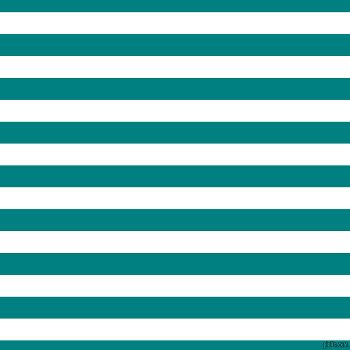 horizontal lines stripes, 32 pixel line width, 32 pixel line spacing, White and Teal horizontal lines and stripes seamless tileable