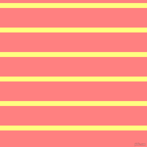 horizontal lines stripes, 16 pixel line width, 64 pixel line spacing, Witch Haze and Salmon horizontal lines and stripes seamless tileable