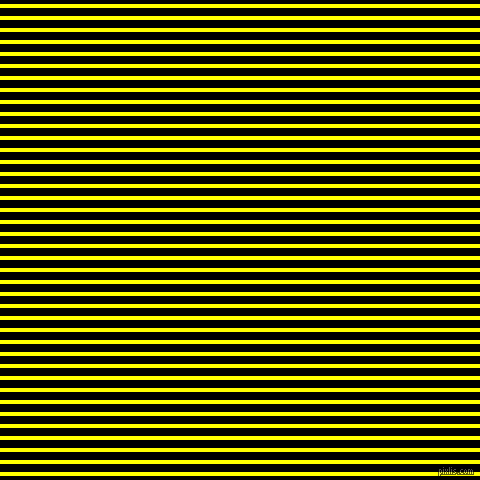 horizontal lines stripes, 4 pixel line width, 8 pixel line spacing, Yellow and Black horizontal lines and stripes seamless tileable