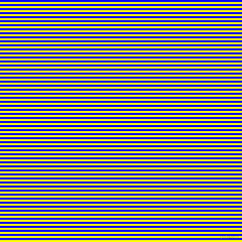 horizontal lines stripes, 4 pixel line width, 4 pixel line spacing, Yellow and Blue horizontal lines and stripes seamless tileable