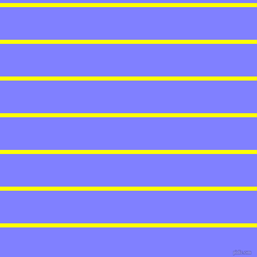horizontal lines stripes, 8 pixel line width, 64 pixel line spacing, Yellow and Light Slate Blue horizontal lines and stripes seamless tileable