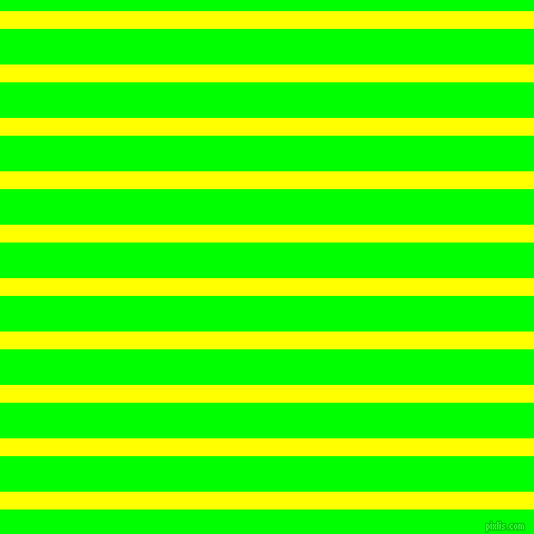 horizontal lines stripes, 16 pixel line width, 32 pixel line spacing, Yellow and Lime horizontal lines and stripes seamless tileable