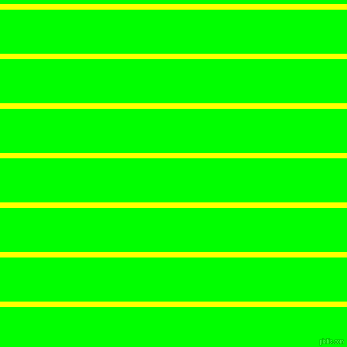 horizontal lines stripes, 8 pixel line width, 64 pixel line spacing, Yellow and Lime horizontal lines and stripes seamless tileable