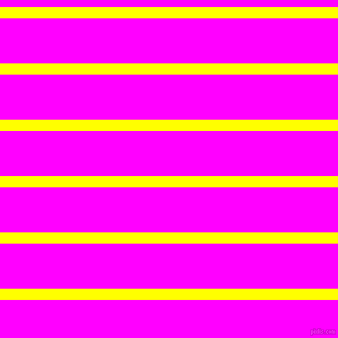 horizontal lines stripes, 16 pixel line width, 64 pixel line spacing, Yellow and Magenta horizontal lines and stripes seamless tileable