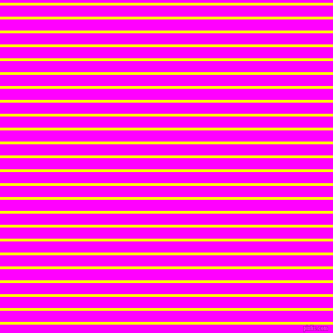 horizontal lines stripes, 4 pixel line width, 16 pixel line spacing, Yellow and Magenta horizontal lines and stripes seamless tileable