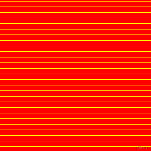 horizontal lines stripes, 2 pixel line width, 16 pixel line spacing, Yellow and Red horizontal lines and stripes seamless tileable