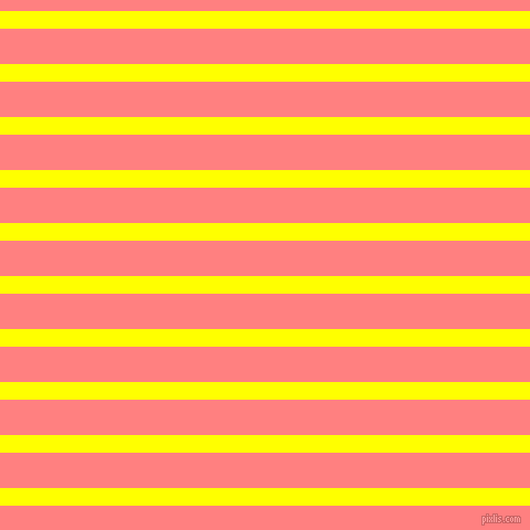 horizontal lines stripes, 16 pixel line width, 32 pixel line spacing, Yellow and Salmon horizontal lines and stripes seamless tileable