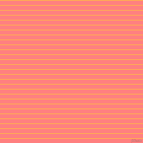 horizontal lines stripes, 1 pixel line width, 16 pixel line spacing, Yellow and Salmon horizontal lines and stripes seamless tileable