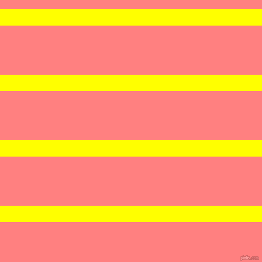 horizontal lines stripes, 32 pixel line width, 96 pixel line spacing, Yellow and Salmon horizontal lines and stripes seamless tileable