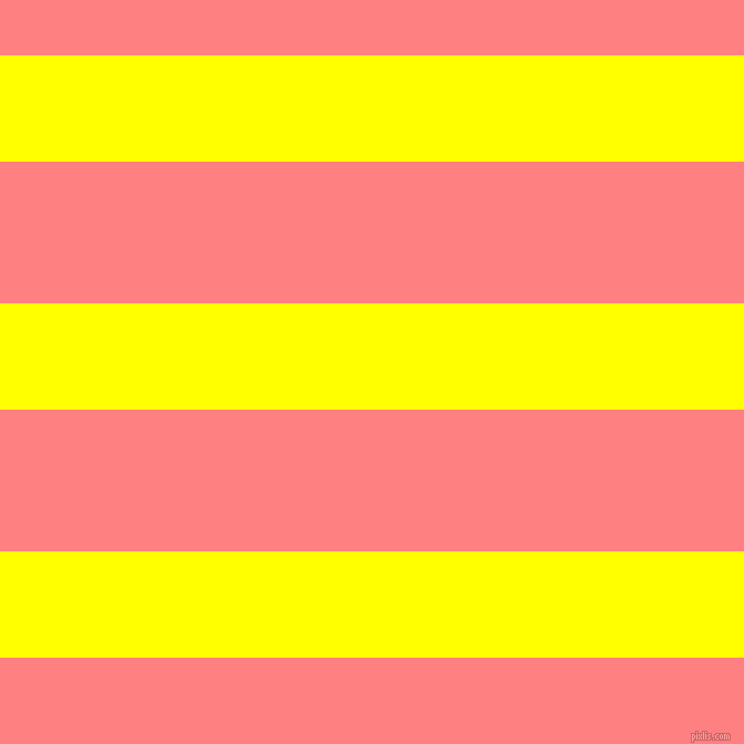horizontal lines stripes, 96 pixel line width, 128 pixel line spacing, Yellow and Salmon horizontal lines and stripes seamless tileable