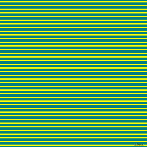 horizontal lines stripes, 4 pixel line width, 8 pixel line spacing, Yellow and Teal horizontal lines and stripes seamless tileable