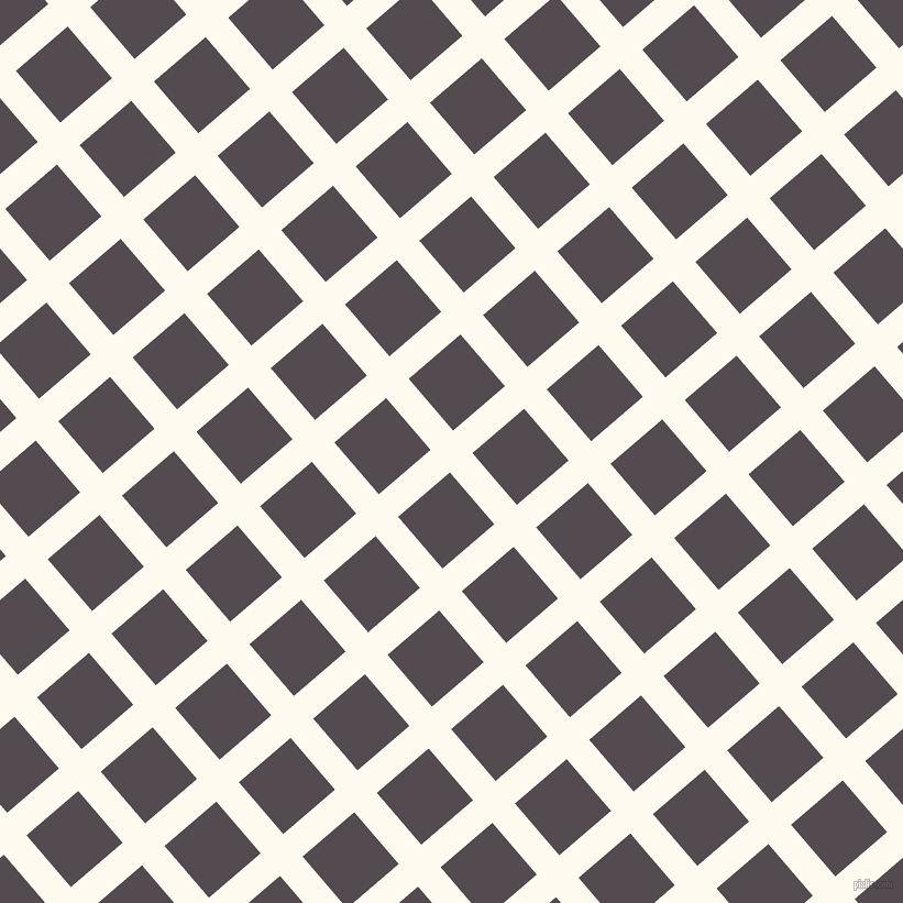 41/131 degree angle diagonal checkered chequered lines, 27 pixel lines width, 62 pixel square size, plaid checkered seamless tileable