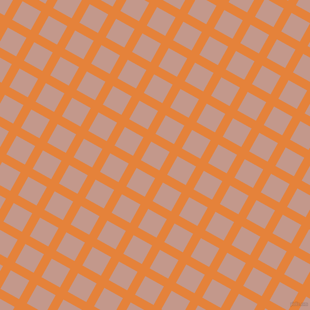 61/151 degree angle diagonal checkered chequered lines, 18 pixel line width, 43 pixel square size, plaid checkered seamless tileable