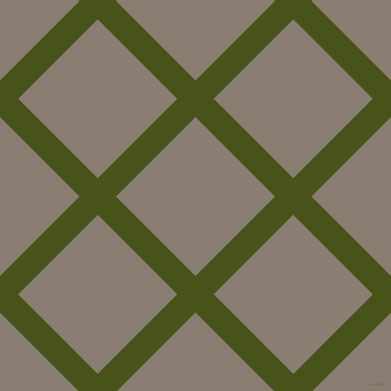 45/135 degree angle diagonal checkered chequered lines, 52 pixel line width, 227 pixel square size, plaid checkered seamless tileable