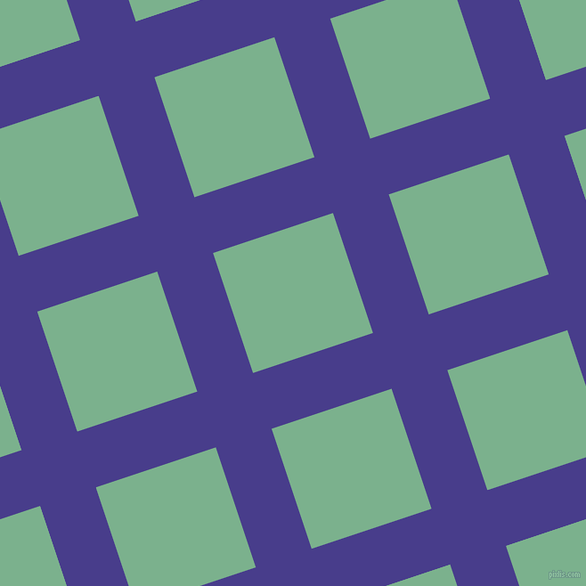 18/108 degree angle diagonal checkered chequered lines, 66 pixel lines width, 142 pixel square size, plaid checkered seamless tileable