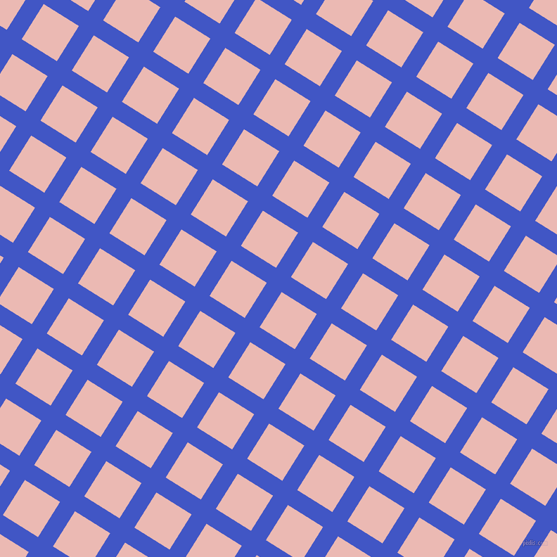 58/148 degree angle diagonal checkered chequered lines, 25 pixel line width, 59 pixel square size, plaid checkered seamless tileable