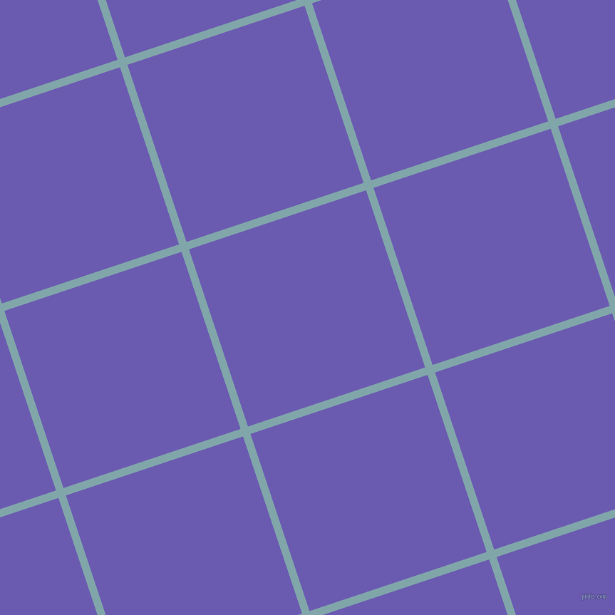 18/108 degree angle diagonal checkered chequered lines, 11 pixel lines width, 262 pixel square size, plaid checkered seamless tileable