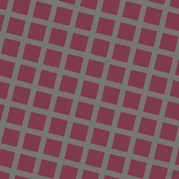 76/166 degree angle diagonal checkered chequered lines, 18 pixel line width, 52 pixel square size, plaid checkered seamless tileable