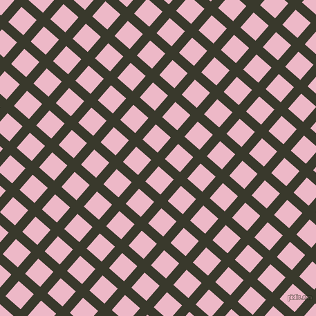 49/139 degree angle diagonal checkered chequered lines, 14 pixel line width, 29 pixel square size, plaid checkered seamless tileable