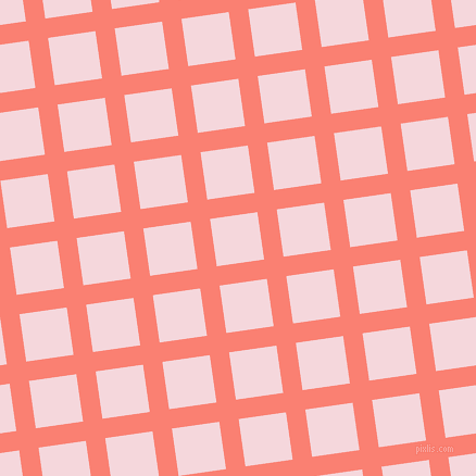 8/98 degree angle diagonal checkered chequered lines, 18 pixel lines width, 44 pixel square size, plaid checkered seamless tileable